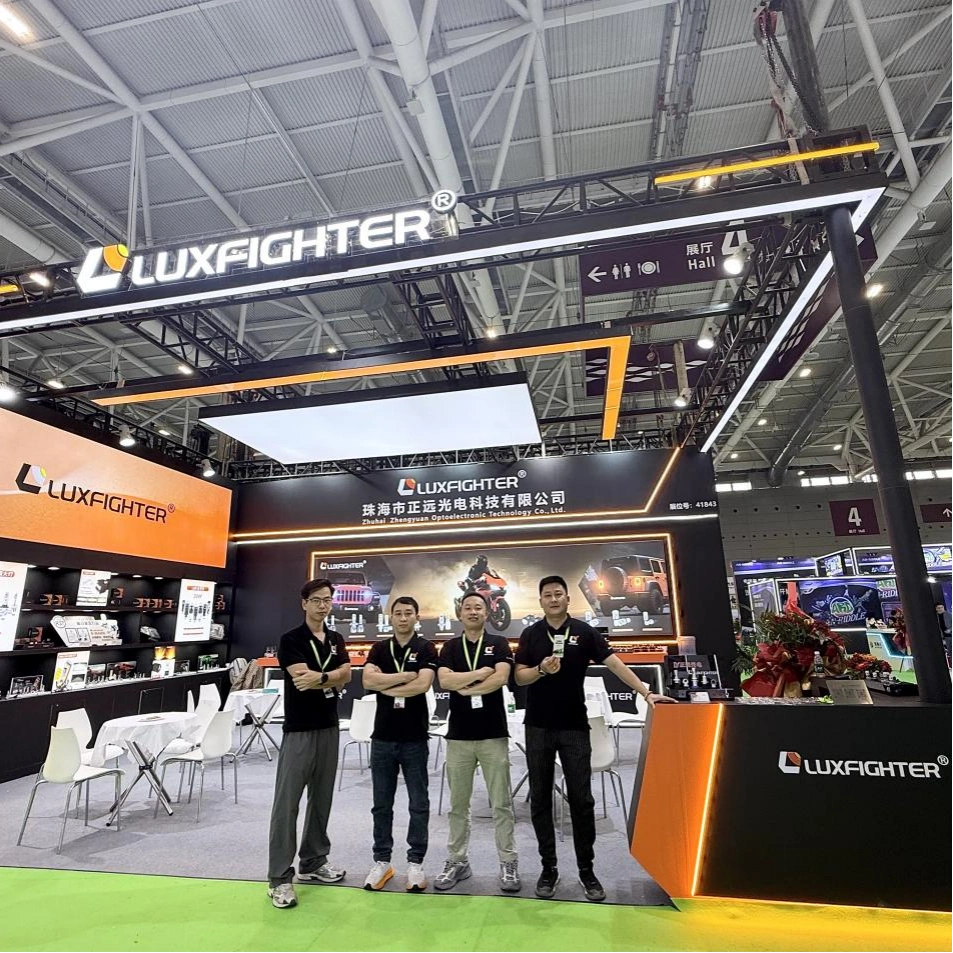 LUXFIGHTER راه‌حل‌های نورپردازی LED ممتاز را در نمایشگاه خودروی Shenzhen Jiuzhou 2026 به نمایش گذاشت
